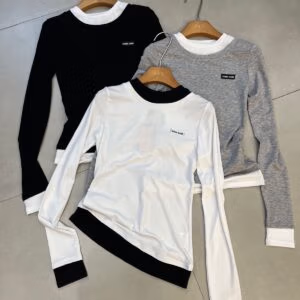 MIU MIU High-Neck Cashmere-Blend Winter Sweater