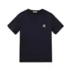 MONCLER Pack of three logo-patch cotton-jersey T-shirts