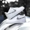 Nike Air Force 1 'Molten Metal' - Iridescent Swoosh
