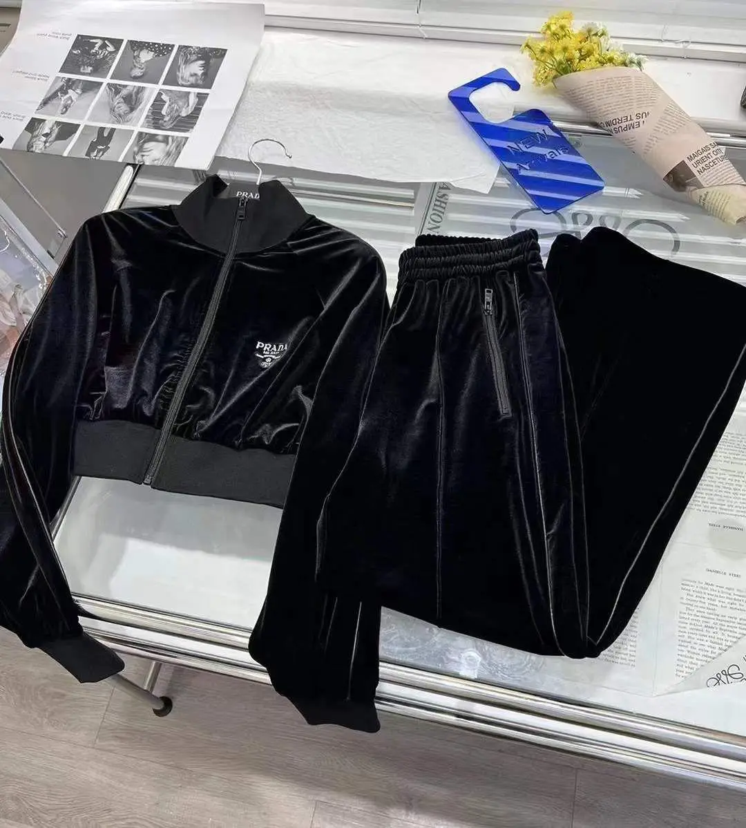 PRADA Velour Tracksuit Jacket PRADA Velour Tracksuit Jacket