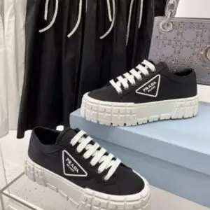 PRADA Luxury Leather Sneakers