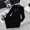 PRADA Classic Retro High Stretch Long Sleeve Shirt