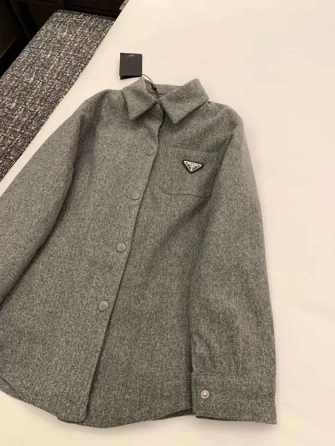 PRADA Grey Wool Jacket PRADA Grey Wool Jacket