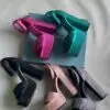 PRADA Rhinestone Platform Sandals