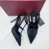 Valentino Rockstud Ankle Strap Pump