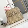 Valentino Garavani VSLING Interwoven Leather Shoulder Bag