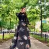 ZIMMERMANN Black Floral Print Suit Set