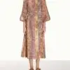 Zimmermann Paisley Blouse & A-Line Skirt Set