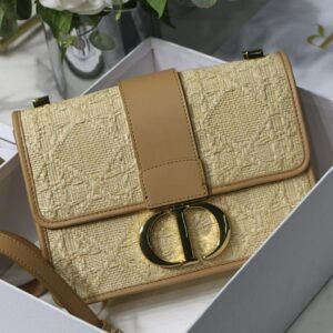 DIOR 30 MONTAIGNE Raffia Bag