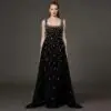 Balmain-style Embellished Maxi Dress
