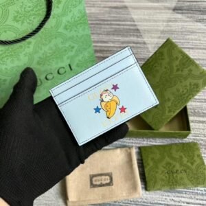 GUCCI Matte Calfskin Card Case