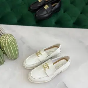 Chanel CC Buckle Loafers