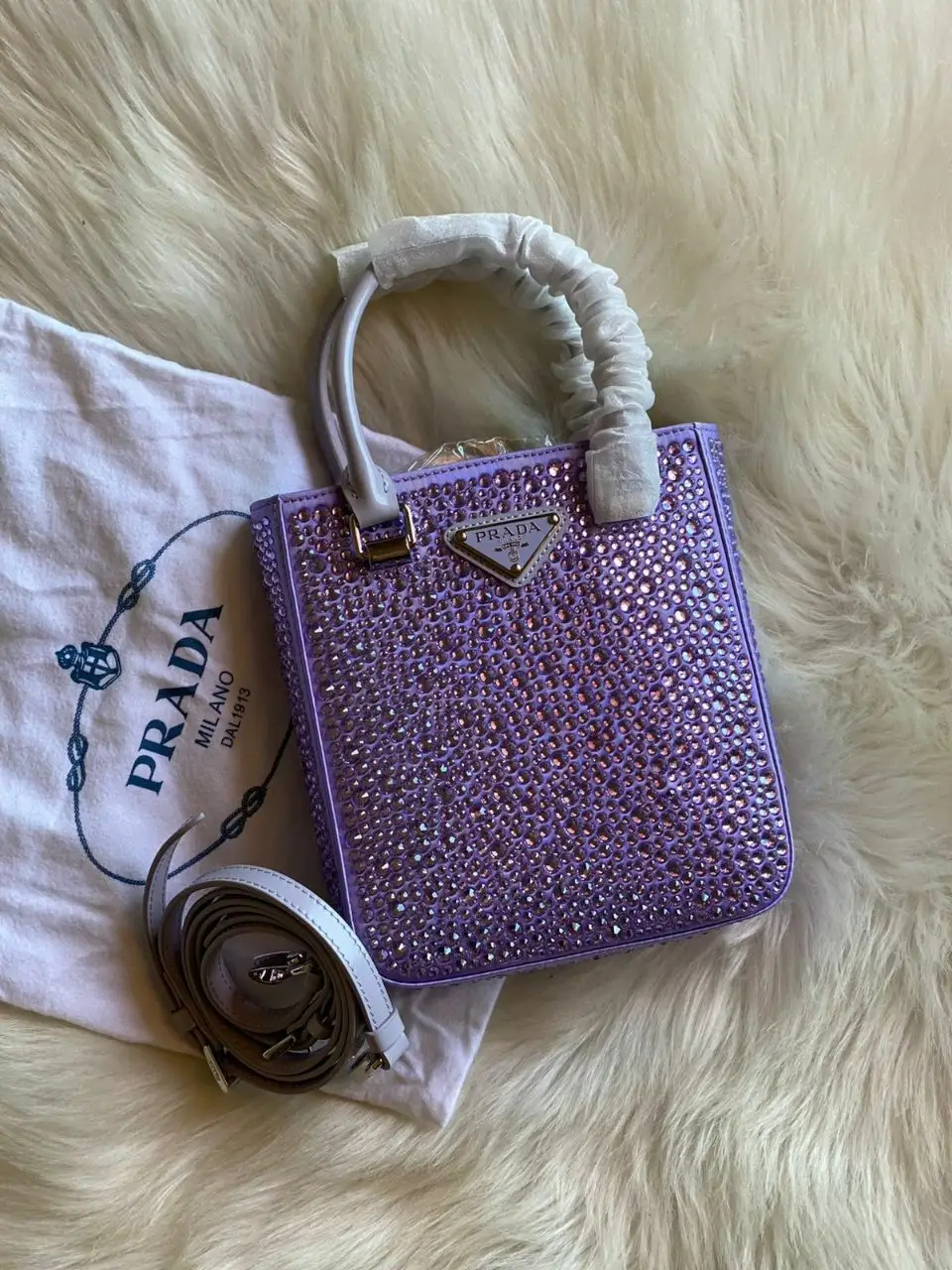 PRADA crystal bag PRADA crystal bag