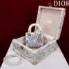 Dior Lady Elephant Embroidered Bead Bag