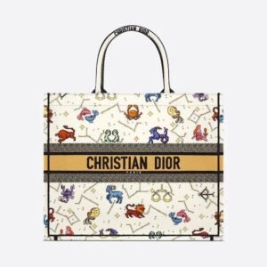 DIOR Pixel Zodiac Book Tote Bag