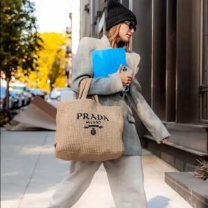 PRADA Crochet Tote Bag