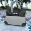 Hermes Fred Canvas Shoulder Bag