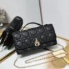 DIOR Cannage Quilted Clutch Bag