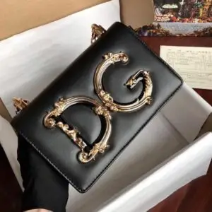 Dolce & Gabbana DG Logo Leather Crossbody Bag