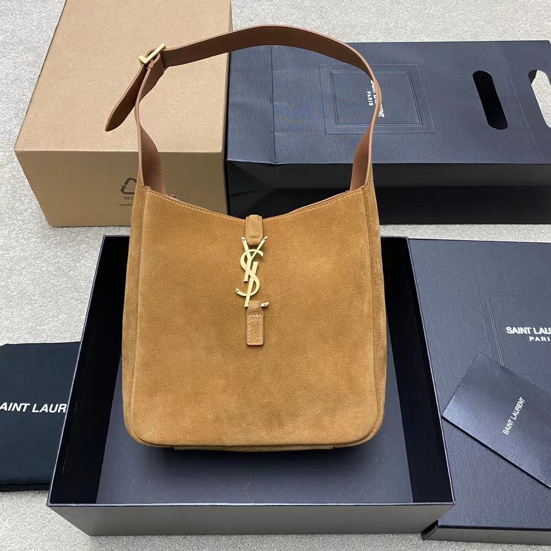 YSL LE 5 À 7 Suede Shoulder Bag YSL LE 5 À 7 Suede Shoulder Bag