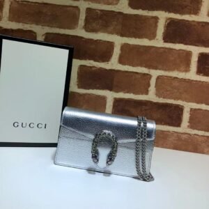 DIONYSUS MINI CALFSKIN METALIZED BAG - Dubai Fashion LUX