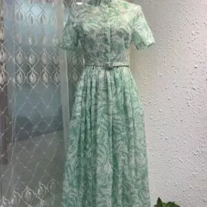 DIOR Cannage Quilted Midi Dress