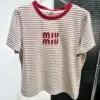 MIU MIU Striped Breton T-Shirt