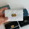 Chanel Boy Flap Card Holder