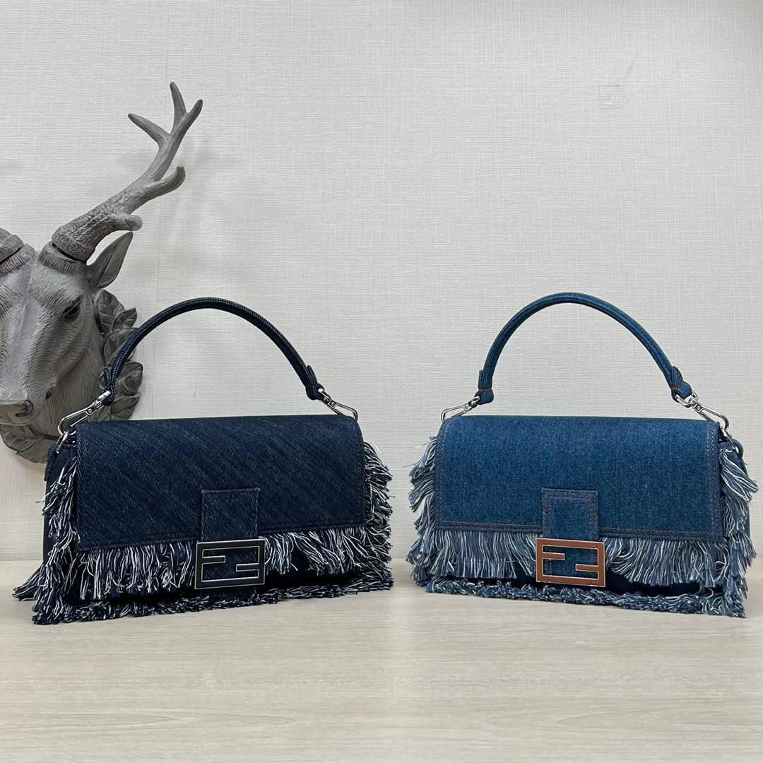 Fendi Denim Baguette Bag Fendi Denim Baguette Bag