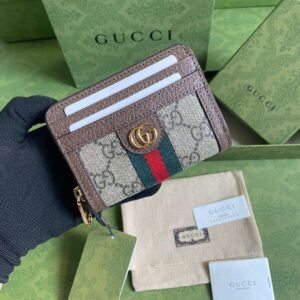 Gucci Web Stripe Card Holder