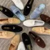 PRADA Suede Leather Loafers