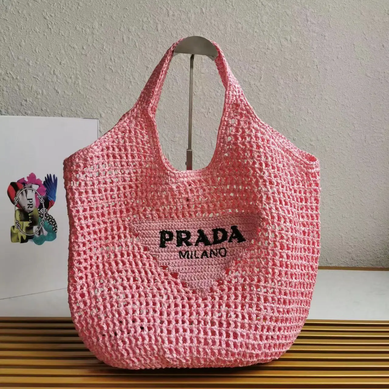 Prada Crochet Tote Bag Prada Crochet Tote Bag