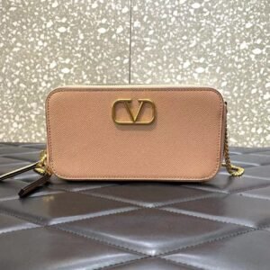 Valentino Vlogo Calfskin Shoulder Bag