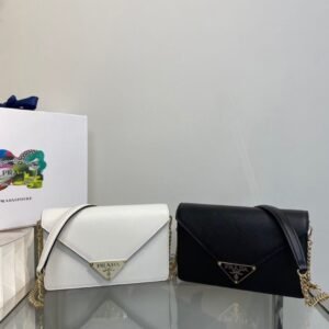 Prada Saffiano Leather Shoulder Bag