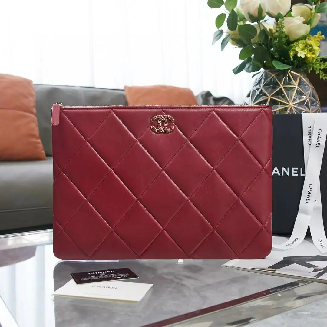 Chanel Quilted Lambskin Clutch Chanel Quilted Lambskin Clutch