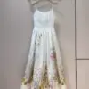 ZIMMERMAN Ruched Midi Dress