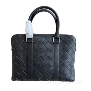 Bottega Veneta Slim Laptop Bag Black