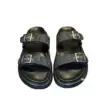 DIOR Men's Oblique Flat Sandal in Black