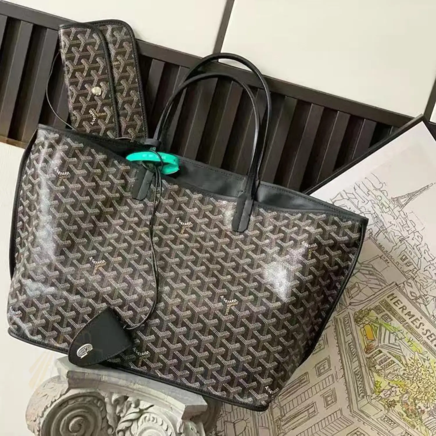 GOYARD Saint Louis PM Tote Bag GOYARD Saint Louis PM Tote Bag