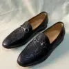 Gucci Leather Horsebit Loafer