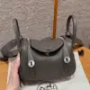 HERMES Leather Crossbody Bag