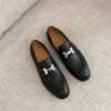 HERMES Paris Loafer Casual Shoes