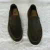 LORO PIANA Summer Walk Mimetico Suede Flex Sole Loafers