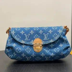 LOUIS VUITTON Denim Monogram Shoulder Bag
