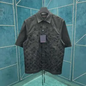 LOUIS VUITTON Monogram Embroidered Shirt