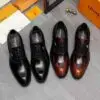 Louis Vuitton Lossarye Crocodile Embossed Leather Shoes