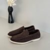 LORO PIANA Suede Loafers