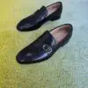 DIOR x Salvatore Ferragamo Black Loafers