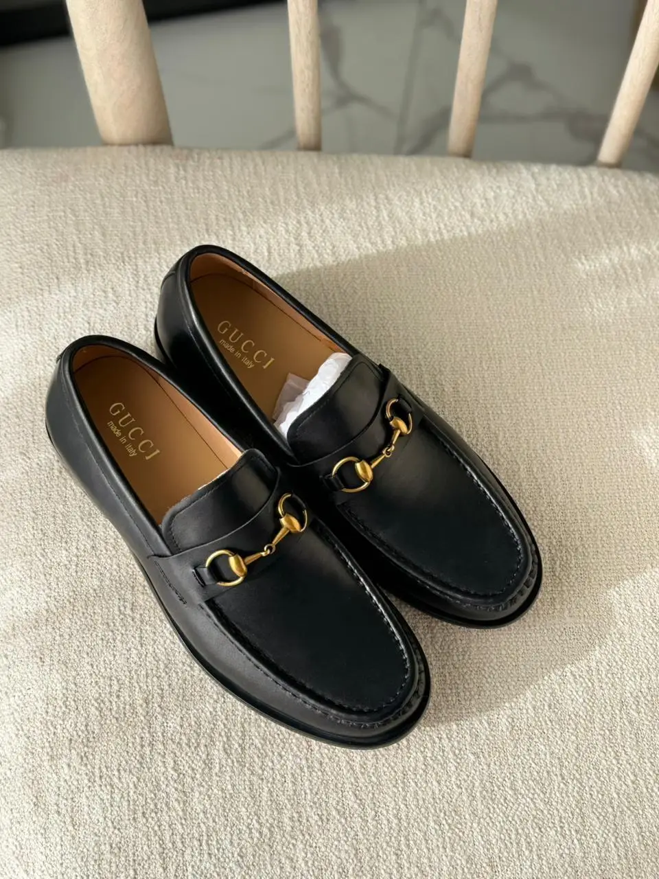 GUCCI Horsebit Black Loafers GUCCI Horsebit Black Loafers