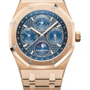 Replica Audemars Piguet Royal Oak Perpetual Calendar Blue 26574OR.OO.1220OR.02